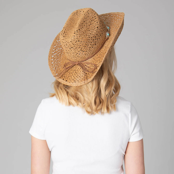 Open Weave Cowboy Hat - Madison's Niche 