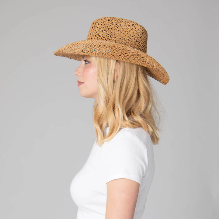 Open Weave Cowboy Hat - Madison's Niche 