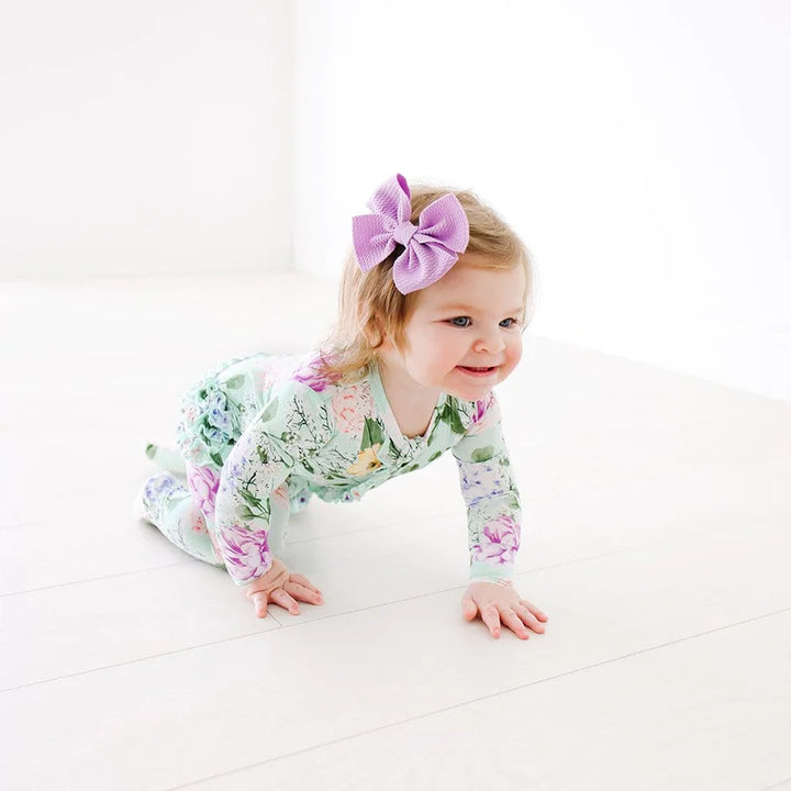 Erin Ruffled Footie - Madison's Niche 