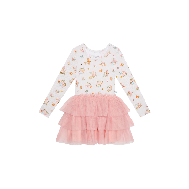 Clemence Long Sleeve Tulle Dress - Madison's Niche 