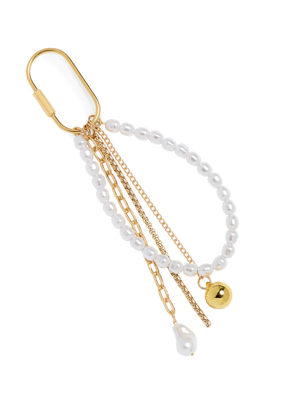 Pearl Chain Bag Charm Madison's Niche 