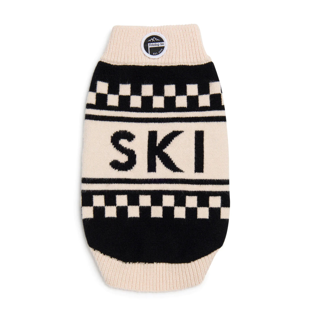 Ski Mini Check Sweater - 16"