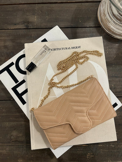 Gabriella Crossbody Bag in Natural - Madison's Niche 