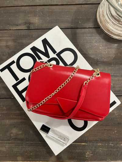 Colette Crossbody Bag in Red - Madison's Niche 