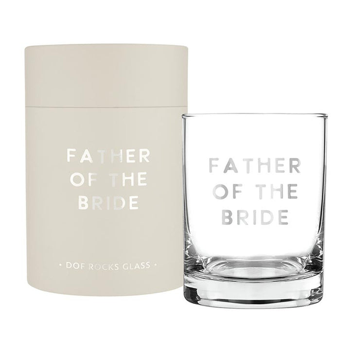 Father of the Bride Glass