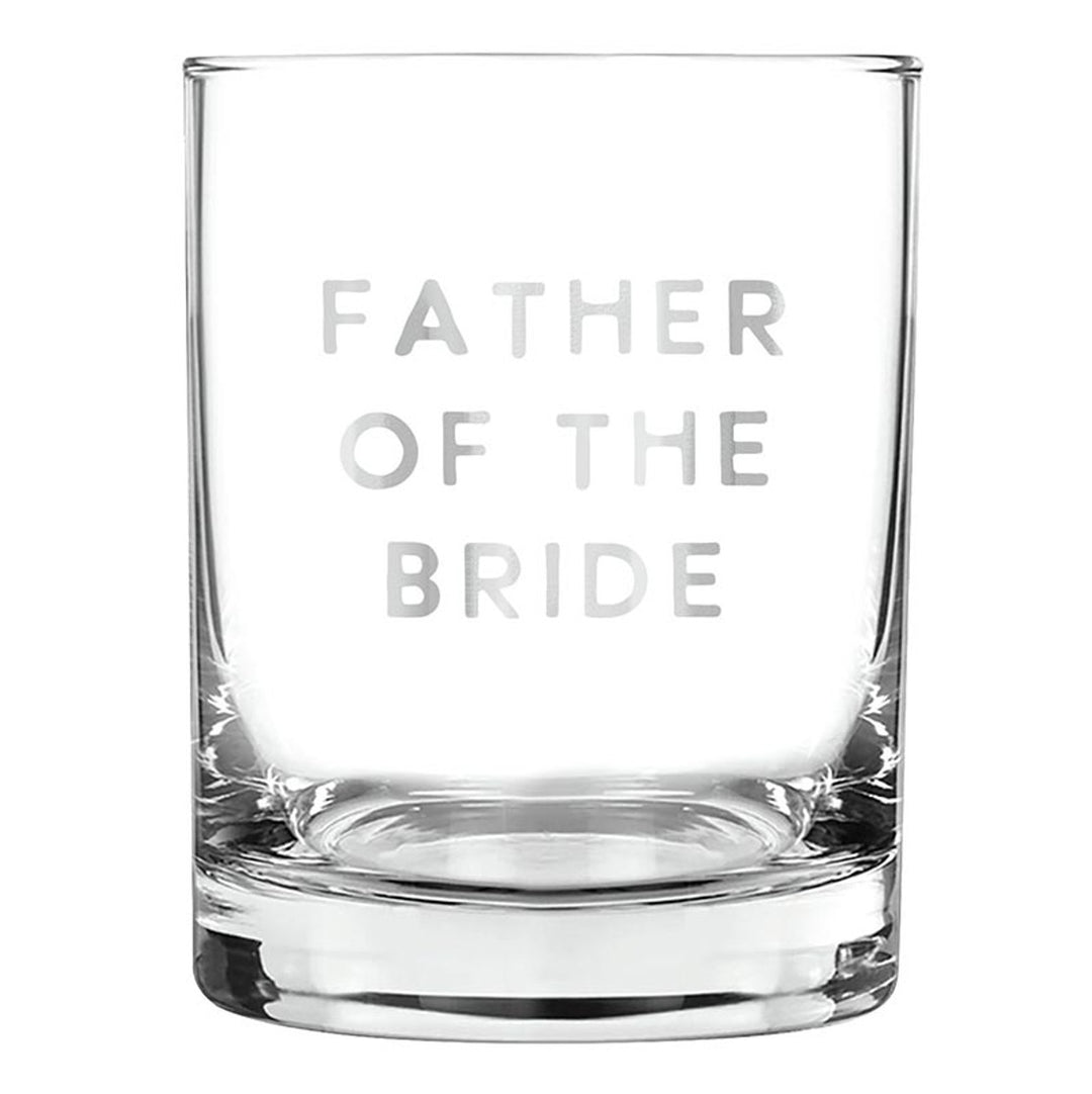 Father of the Bride Glass
