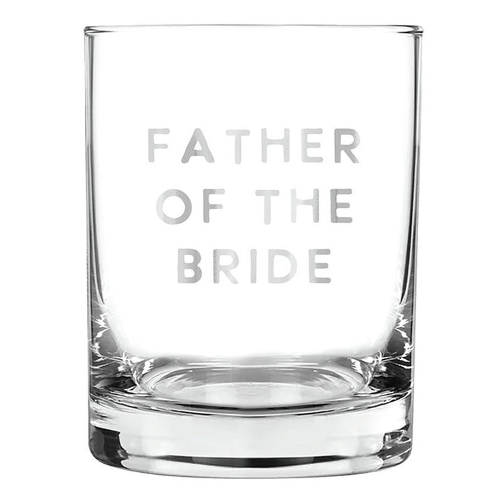 Father of the Bride Glass