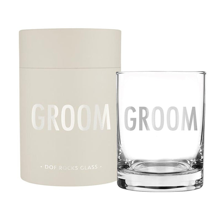 Groom Boxed Glass