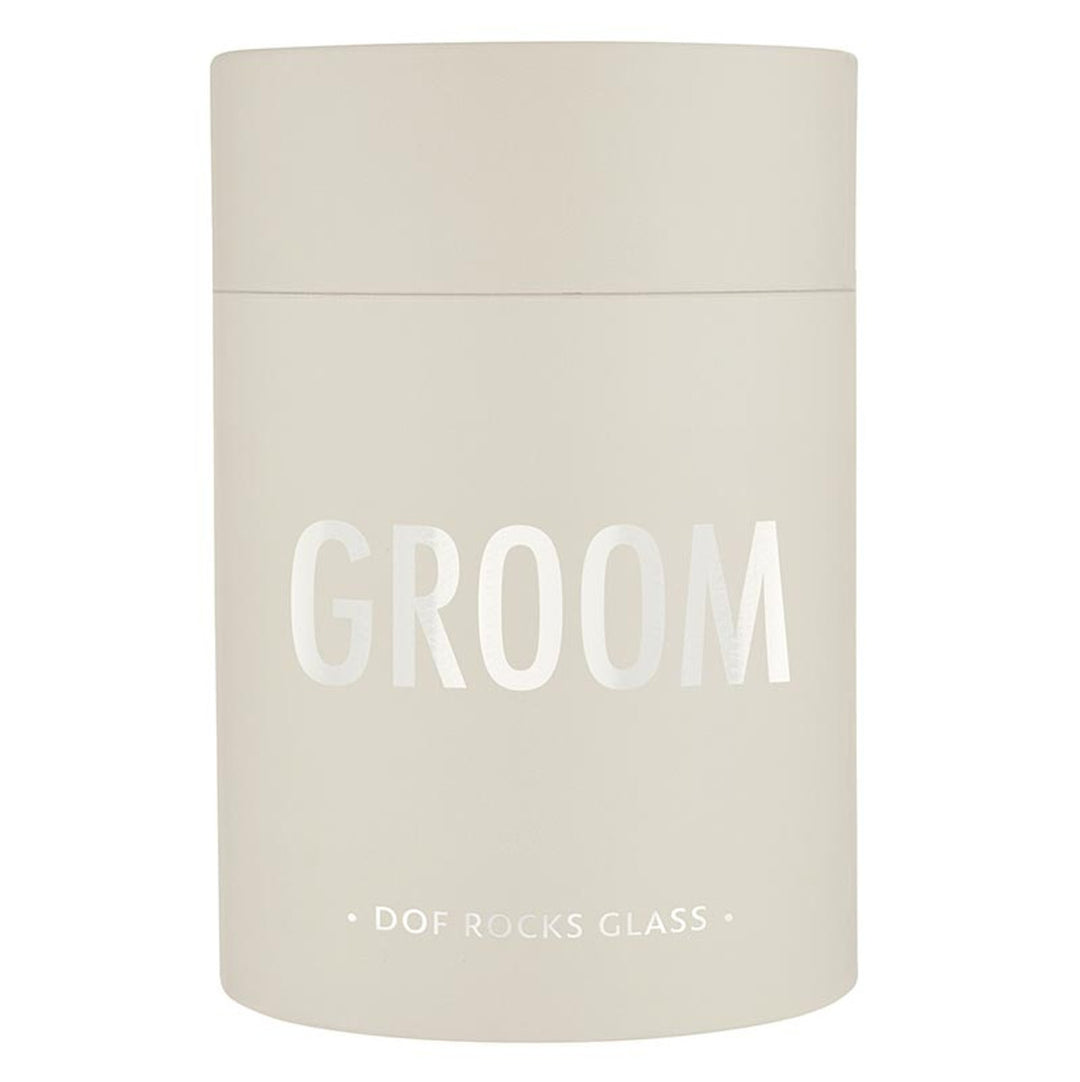 Groom Boxed Glass