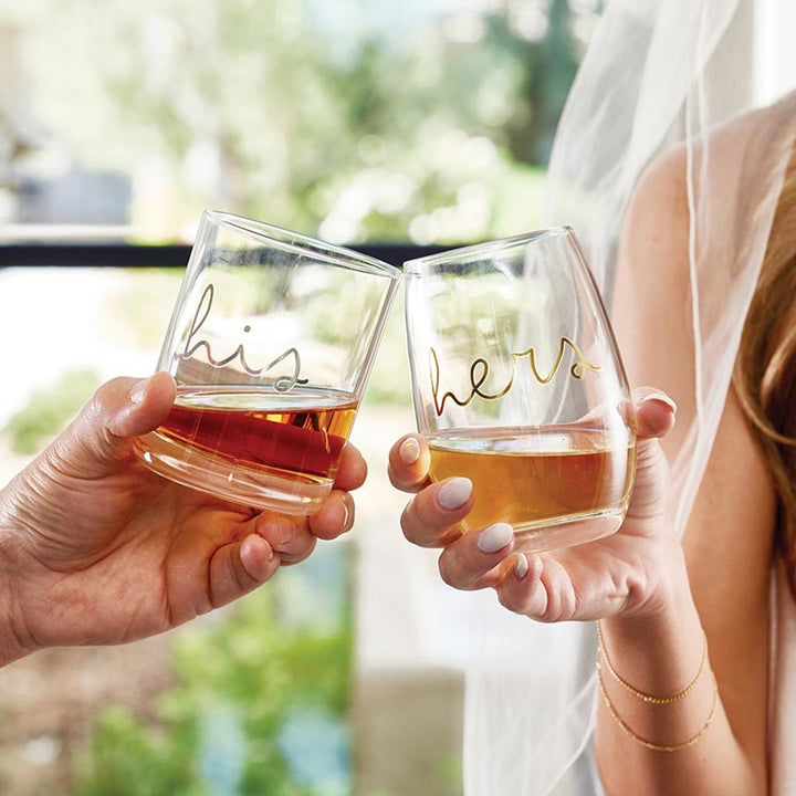 His & Hers Set of 2 Glasses