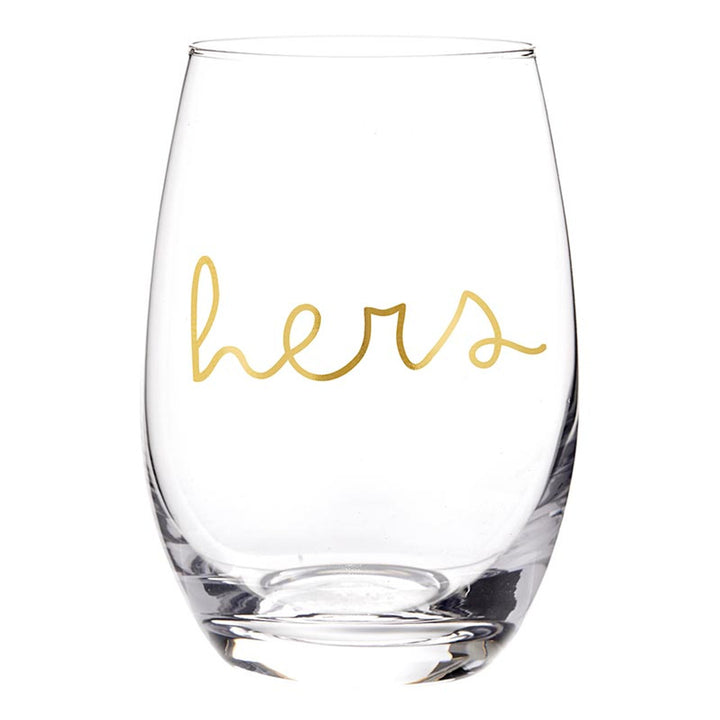 His & Hers Set of 2 Glasses