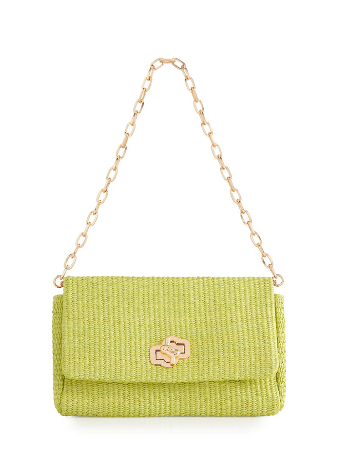 Raffaella Shoulder Bag in Lime