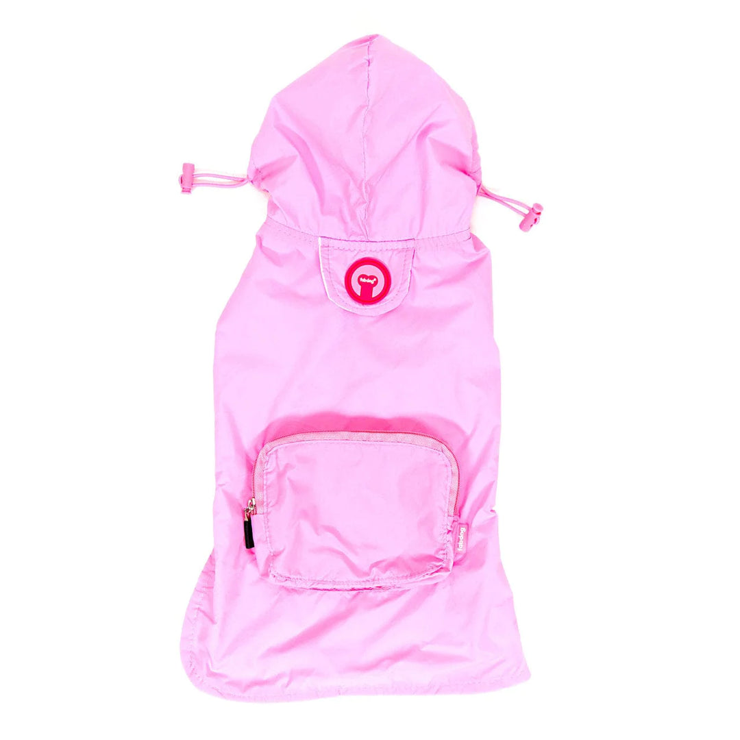 Light Pink Packaway Raincoat - Medium