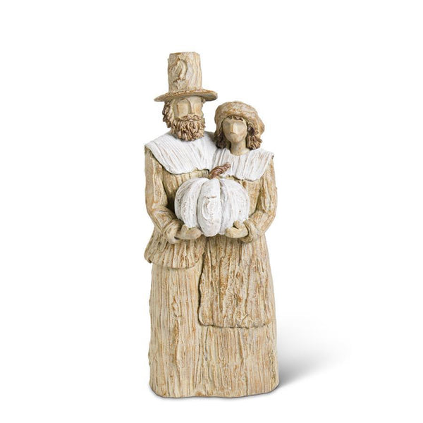 Resin Pilgrim Couple Madison's Niche 