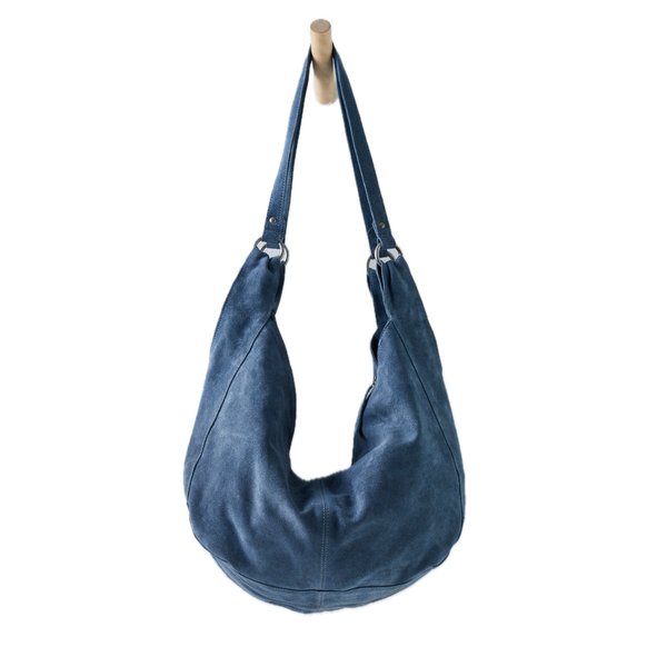 Roma Suede Tote in Slate Madison's Niche 