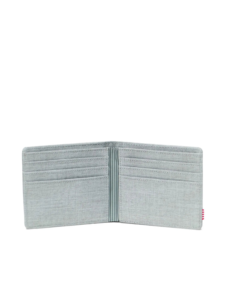 Roy Wallet in Iceberg Green Crosshatch