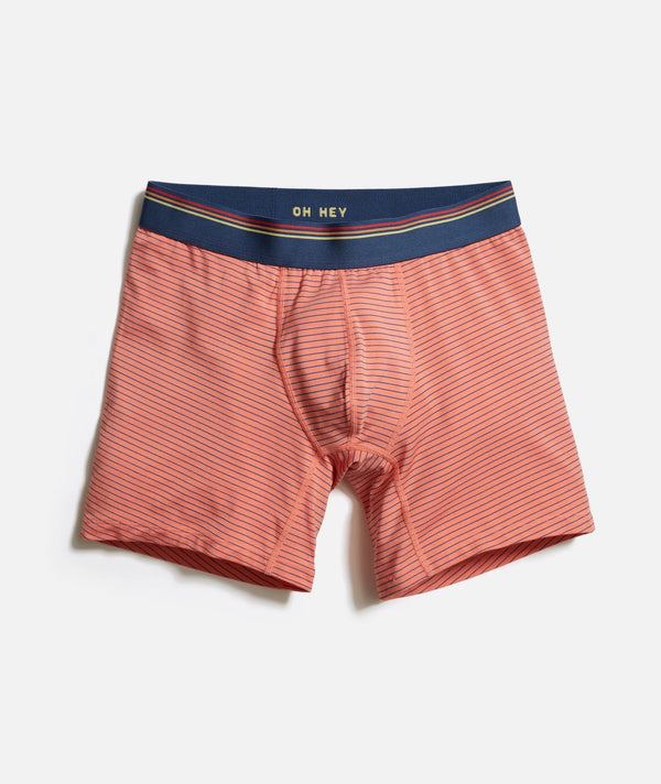 Best Boxer Briefs Ever in Coral Stripe Madison's Niche 