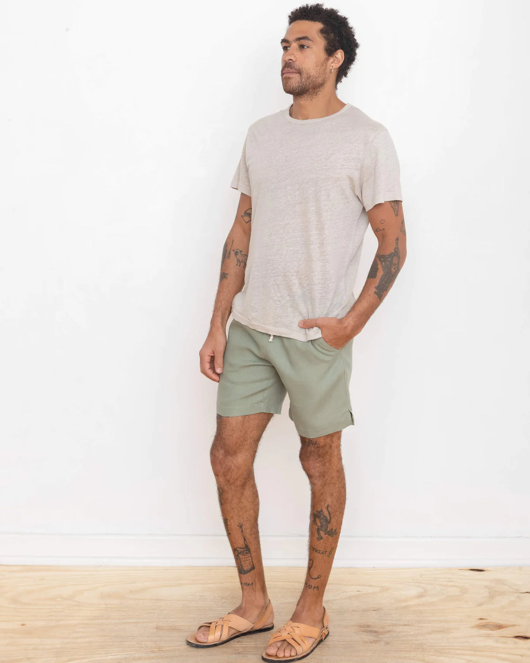 Sun Tee in Bone - Madison's Niche 