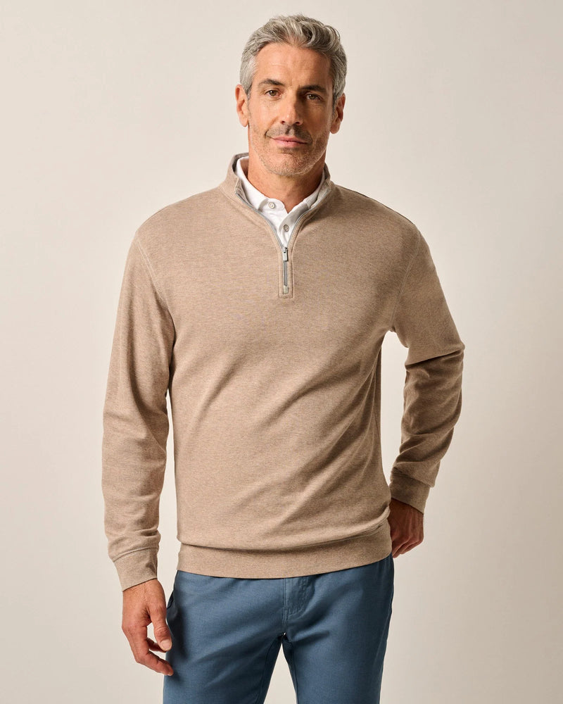 Hanks 1/4 Zip Sweater in Hazelnut