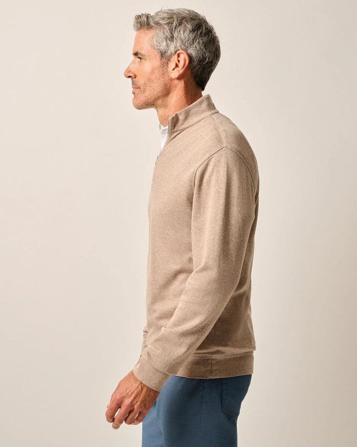 Hanks 1/4 Zip Sweater in Hazelnut