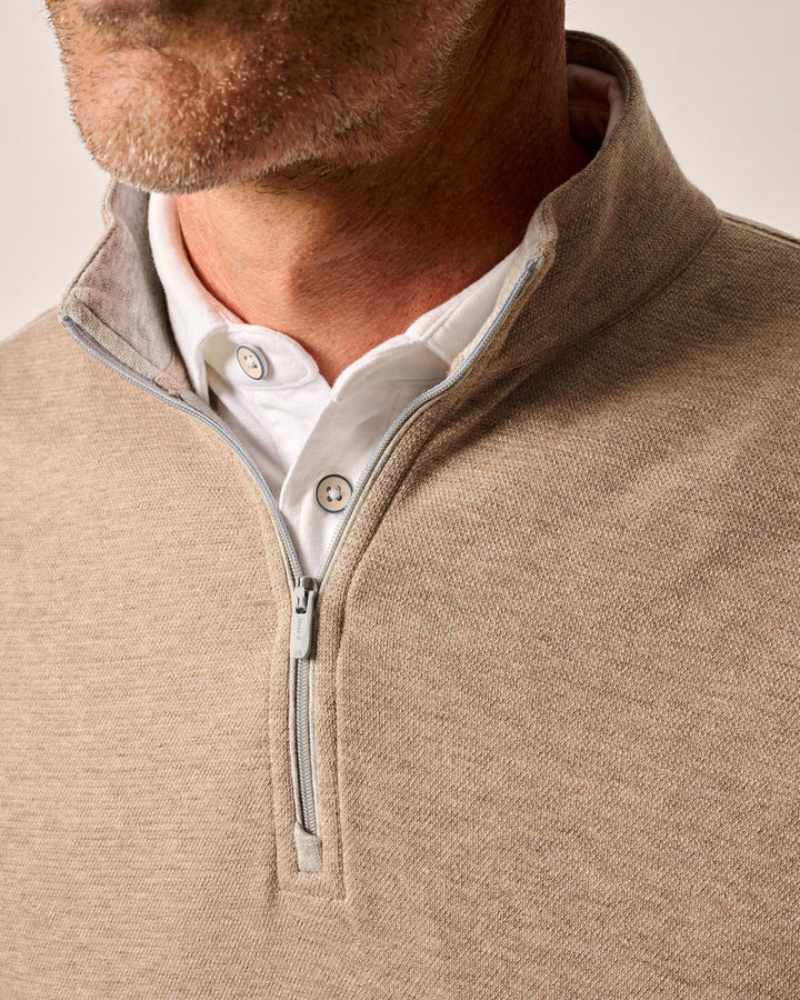Hanks 1/4 Zip Sweater in Hazelnut