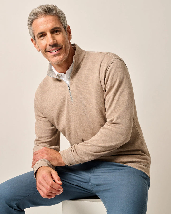 Hanks 1/4 Zip Sweater in Hazelnut