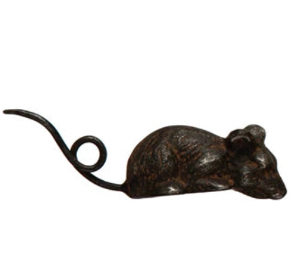 Metal Mouse Statue - Madison's Niche 