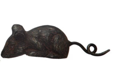Metal Mouse Statue - Madison's Niche 