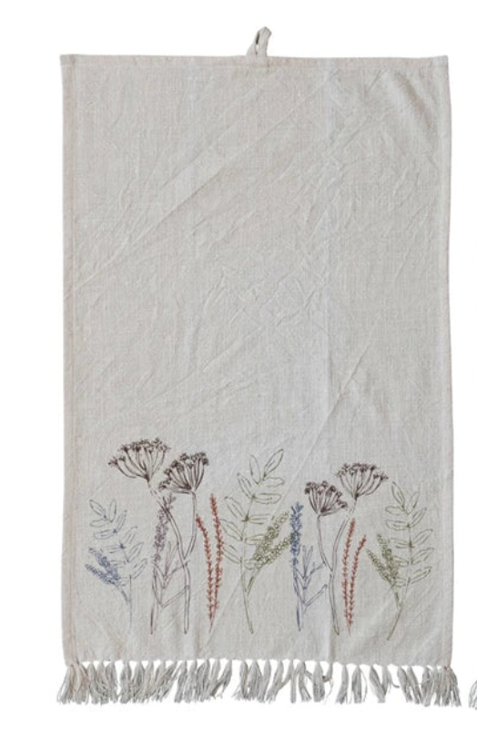 Flowers Kitchen Towel - Madison's Niche 