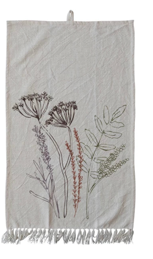Flowers Kitchen Towel - Madison's Niche 