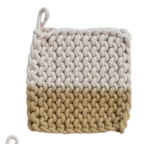 Dip Dyed Pot Holder - Madison's Niche 