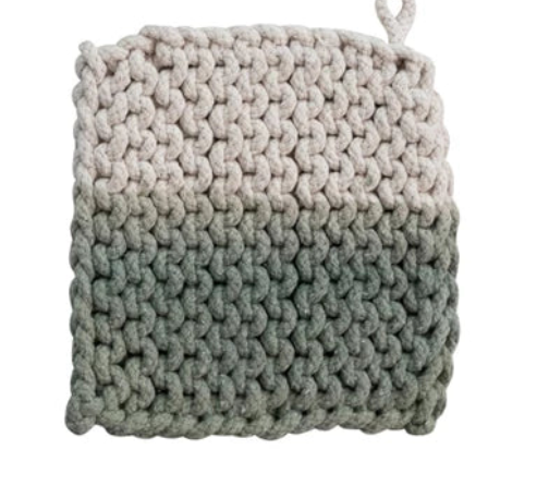 Dip Dyed Pot Holder - Madison's Niche 
