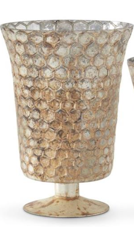 Honeycomb Fluted Vase - Madison's Niche 