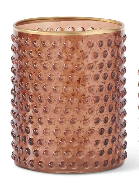 Brown Dot Glass Vase - Madison's Niche 