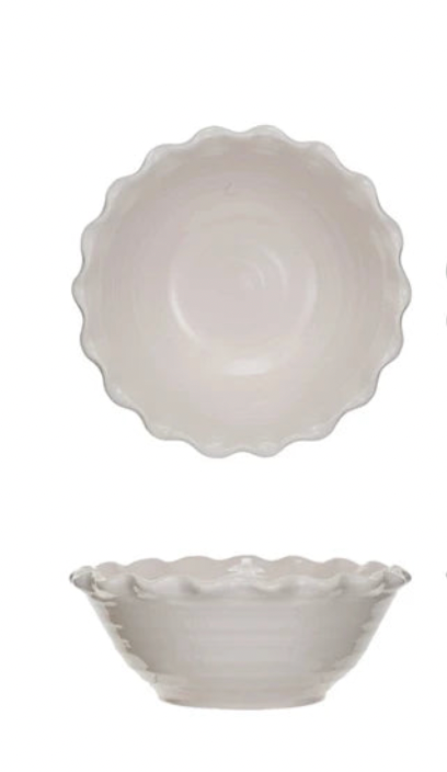 Scalloped Serving Bowl - Madison's Niche 