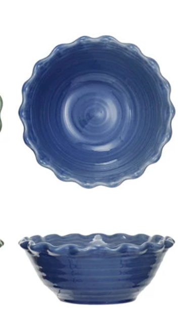 Scalloped Serving Bowl - Madison's Niche 