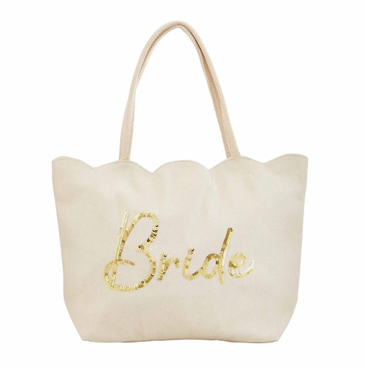 Bride Scallop Tote