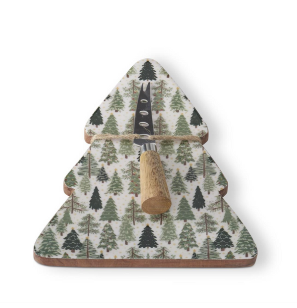 Wood & Enamel Tree Platter Madison's Niche 