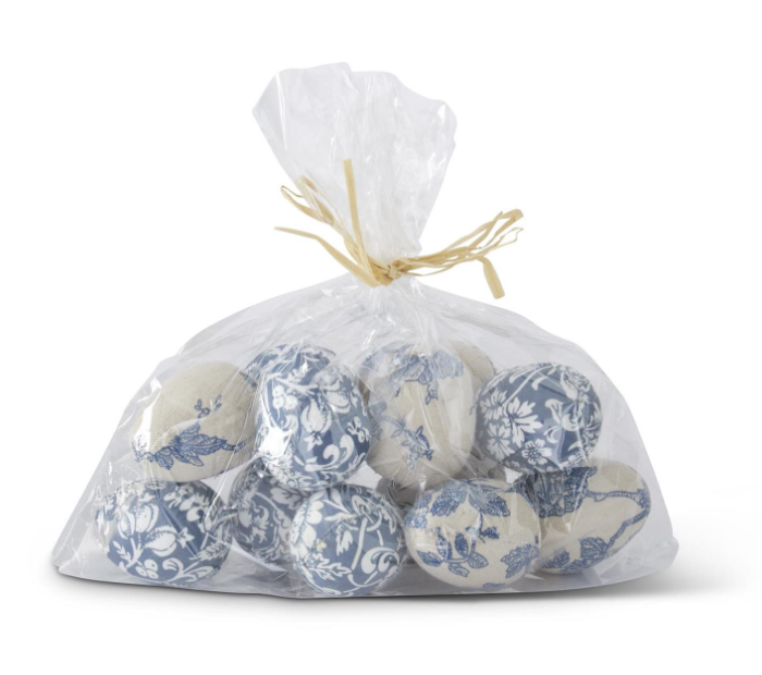 Floral Fabric Egg in a Bag