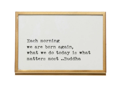 Framed Saying Easel