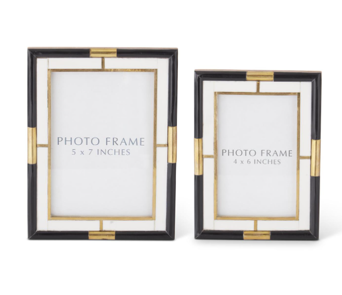 Black Cream & Gold Frame
