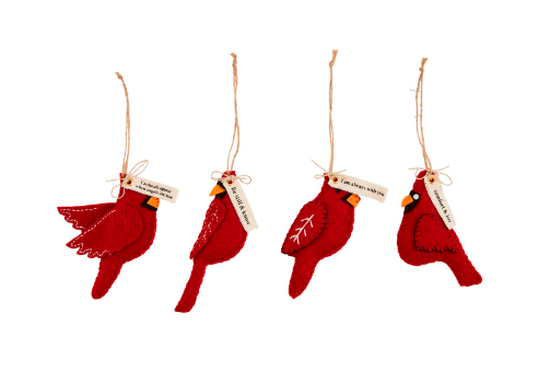 Cardinal Felt Ornament Madison's Niche 
