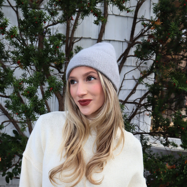 Shaina Beanie in Grey Madison's Niche 