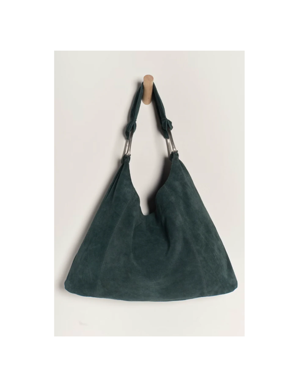 Bobbi Slouch Suede Tote in Pine Madison's Niche 