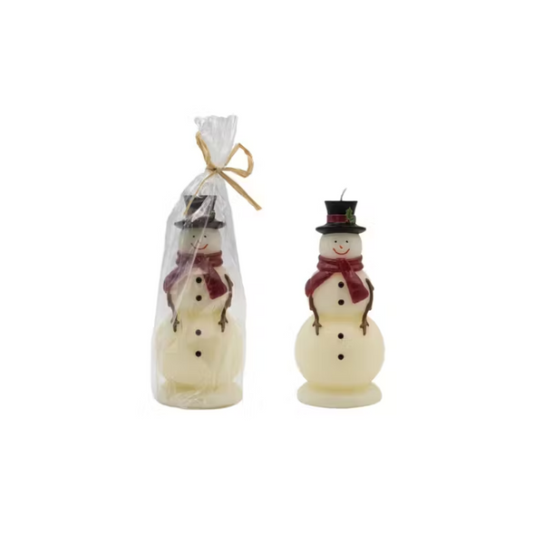 Snowman Shaped Candle Madison's Niche 