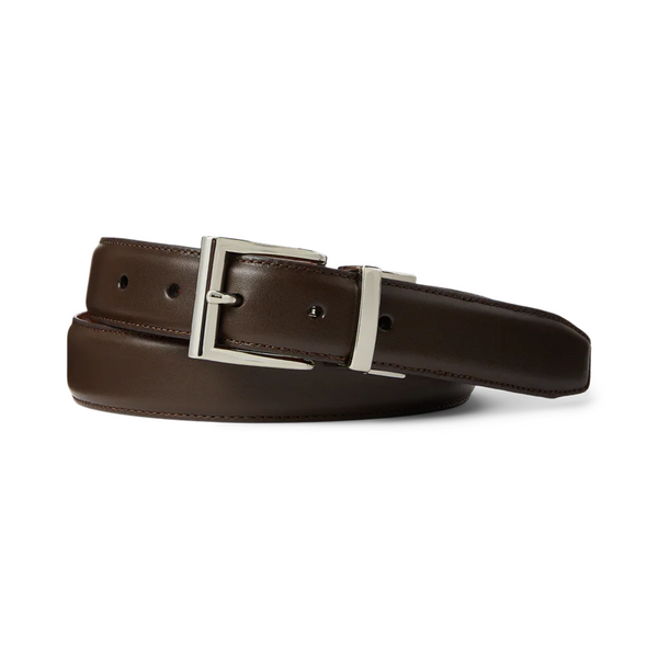 Reversible Saddle Leather Belt in Brown Madison's Niche 