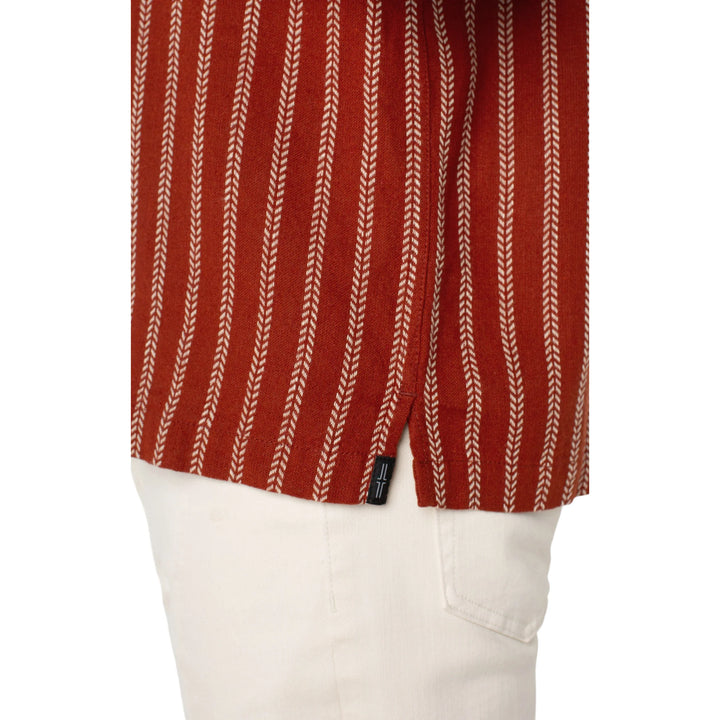 Short Sleeve Button Up Shirt in Saffron