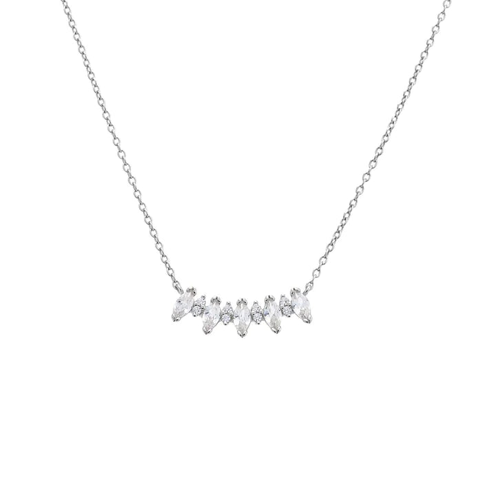 Marquise Bar Necklace - Madison's Niche 