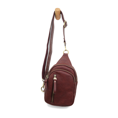 Skyler Sling Bag in Dark Cherry Madison's Niche 