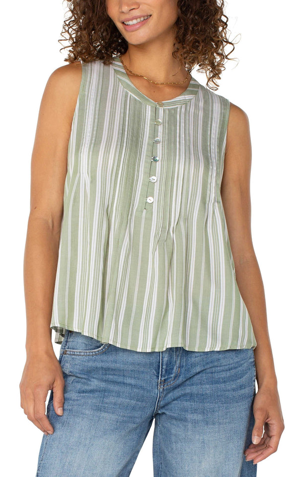 Sleeveless Popover Blouse Madison's Niche 